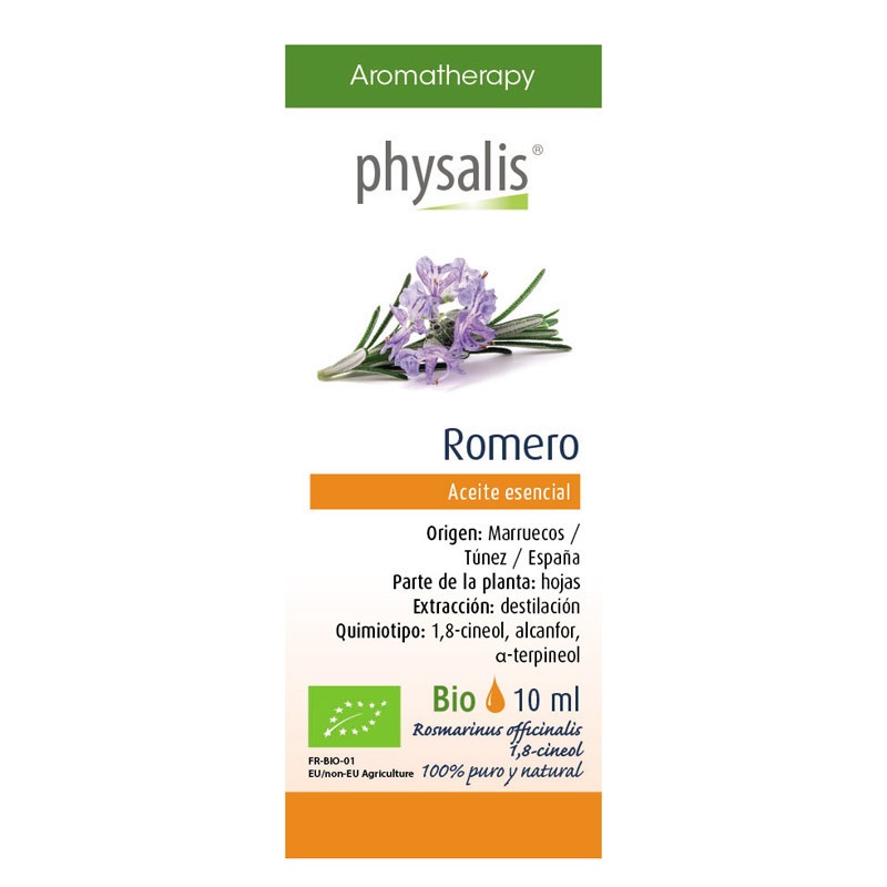 Aceite esencial de romero bio 10 ml Physalis