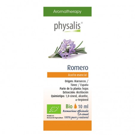 Aceite esencial de romero bio 10 ml Physalis