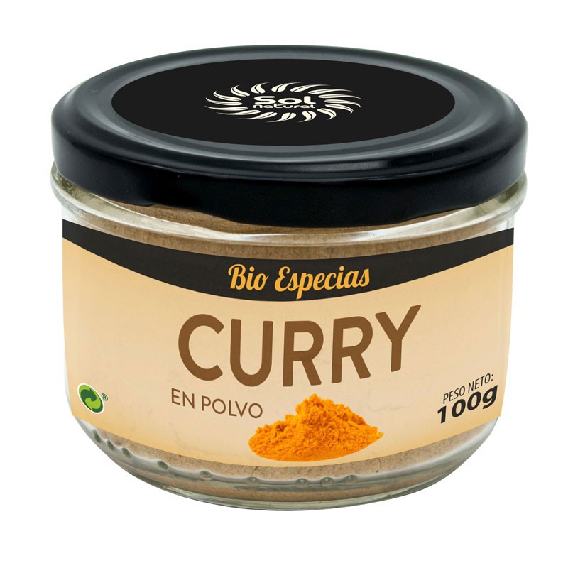 Curry en polvo bio 100g Sol Natural